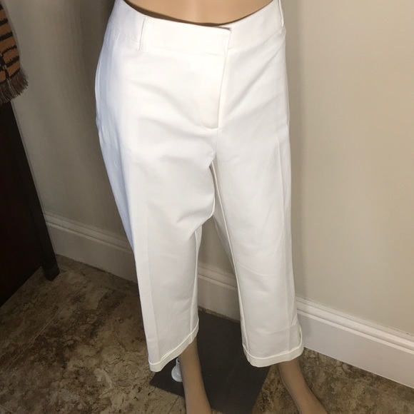 slimming white pants
